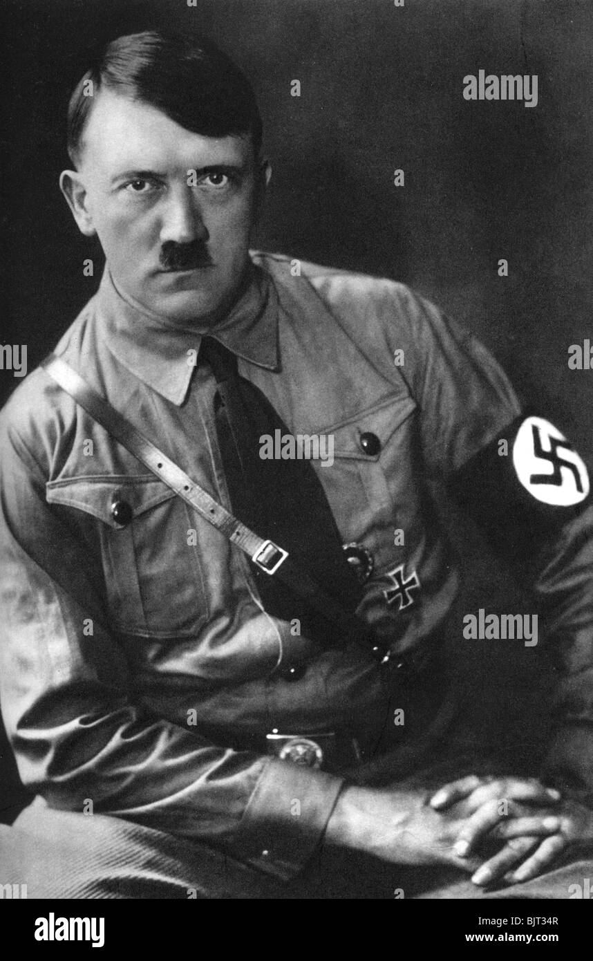 Adolf Hitler (1889-1945), deutscher Diktator, 1933. Artist: Unbekannt Stockfoto