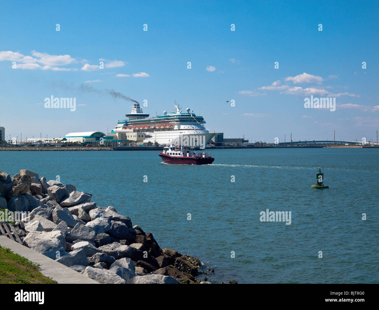 Herrscher der Meere immer Dampf zu Port Canaveral an der Ostküste von Florida zu fahren Stockfoto