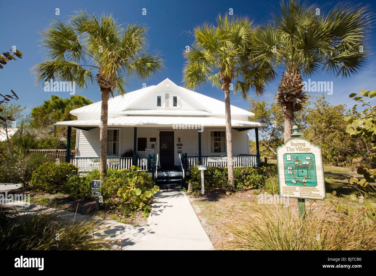 Sanibel Island historischen Dorfmuseum - Sanibel Island, Florida USA Stockfoto