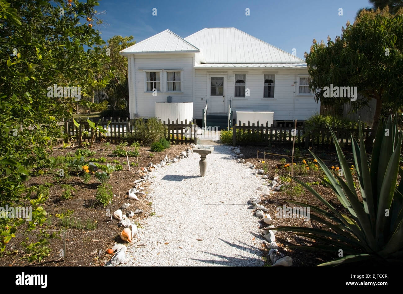 Sanibel Island historischen Dorfmuseum - Sanibel Island, Florida USA Stockfoto