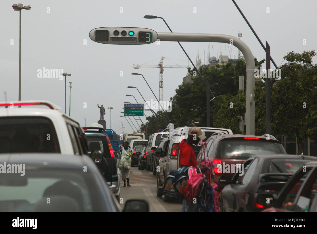 Traffic Jam Luanda. Angola. Afrika. Bilder © Z & D Lightfoot. www.lightfootphoto.Co.UK Stockfoto