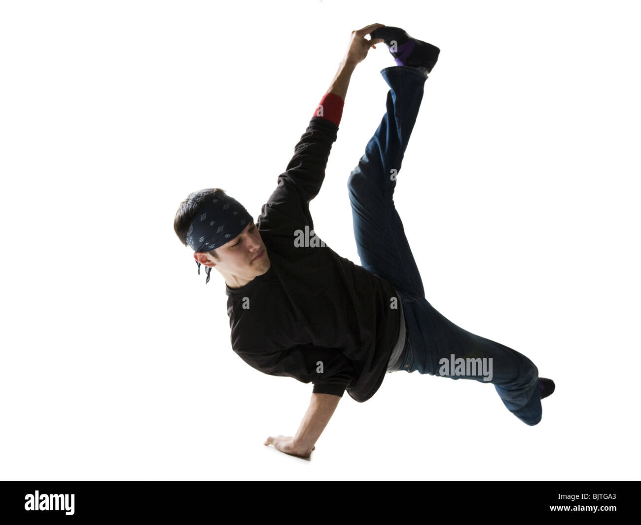 Teenager-Breakdance Stockfoto