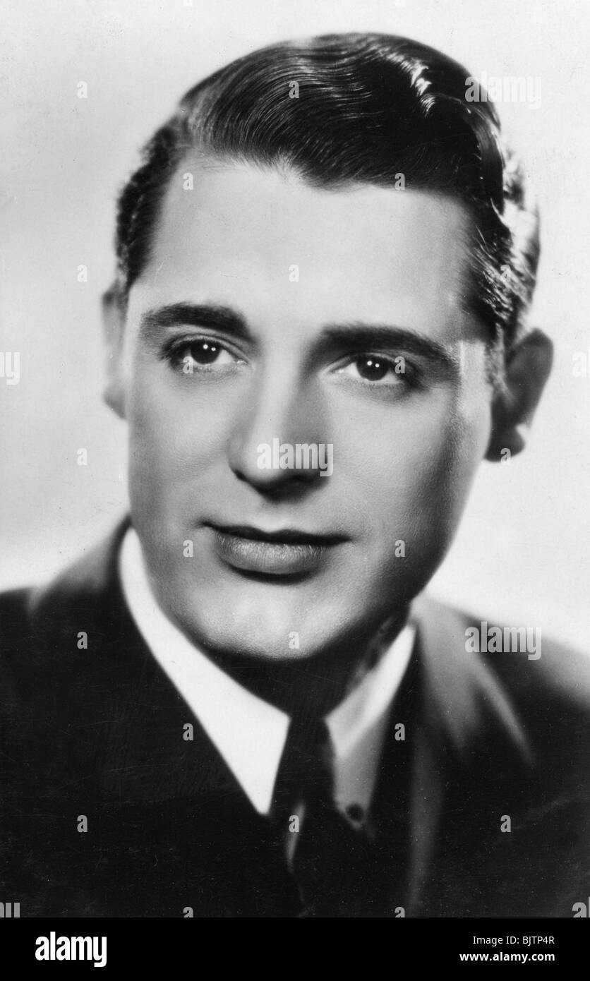 Cary Grant, britisch-US-amerikanischer Schauspieler, c 1931-1936. Artist: Paramount Pictures Stockfoto