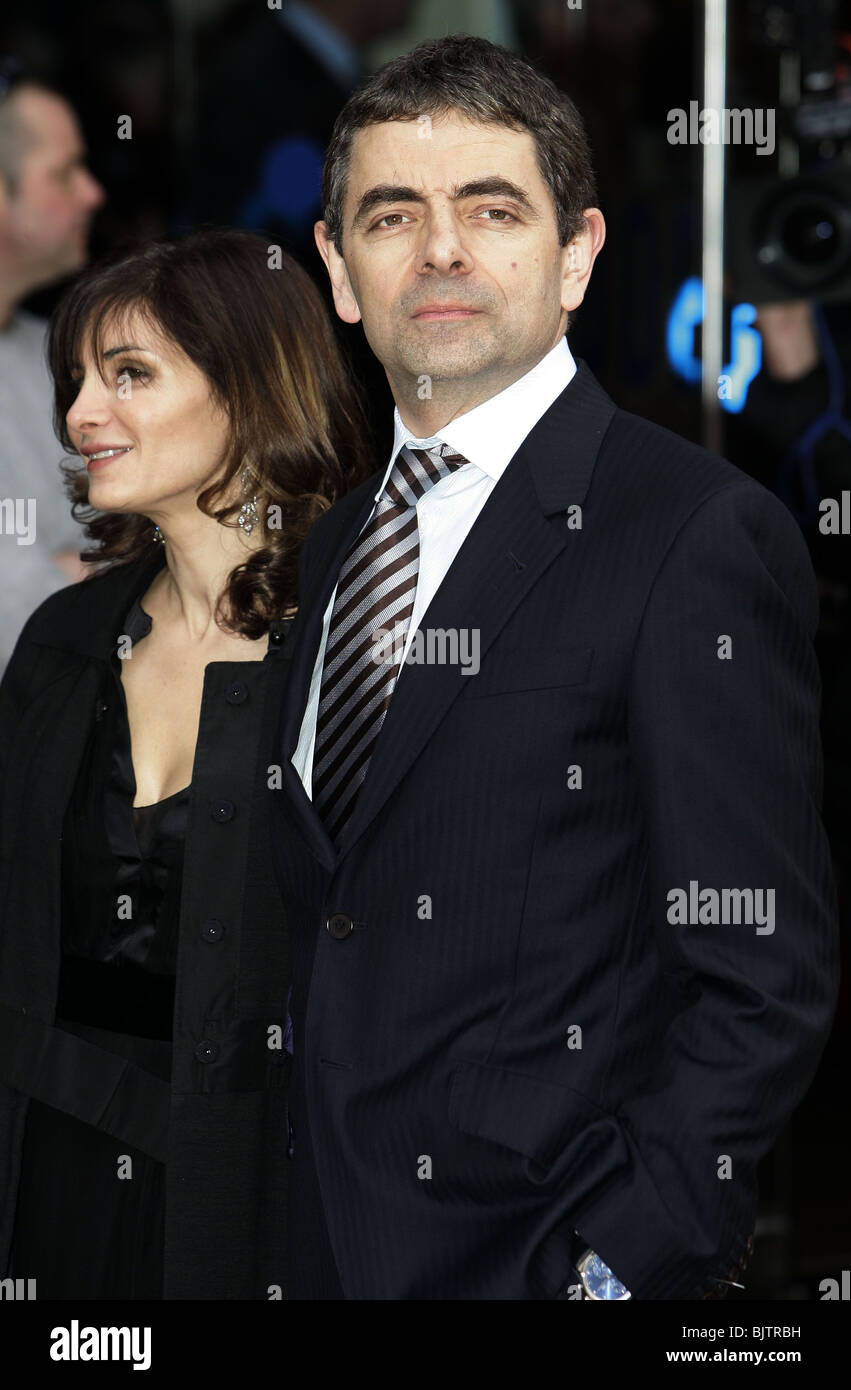 ROWAN ATKINSON MR. BEAN macht Ferien UK CHARITY Filmpremiere ODEON LEICESTER SQUARE LONDON ENGLAND 25. März 2007 Stockfoto