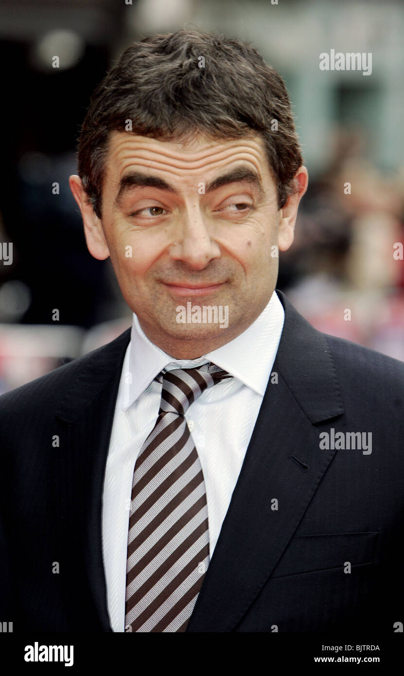 ROWAN ATKINSON MR. BEAN macht Ferien UK CHARITY Filmpremiere ODEON LEICESTER SQUARE LONDON ENGLAND 25. März 2007 Stockfoto