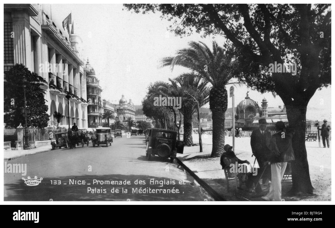 Der Palais de la Mediterranee, Nizza, Frankreich, c 1920 s. Artist: Munier Stockfoto