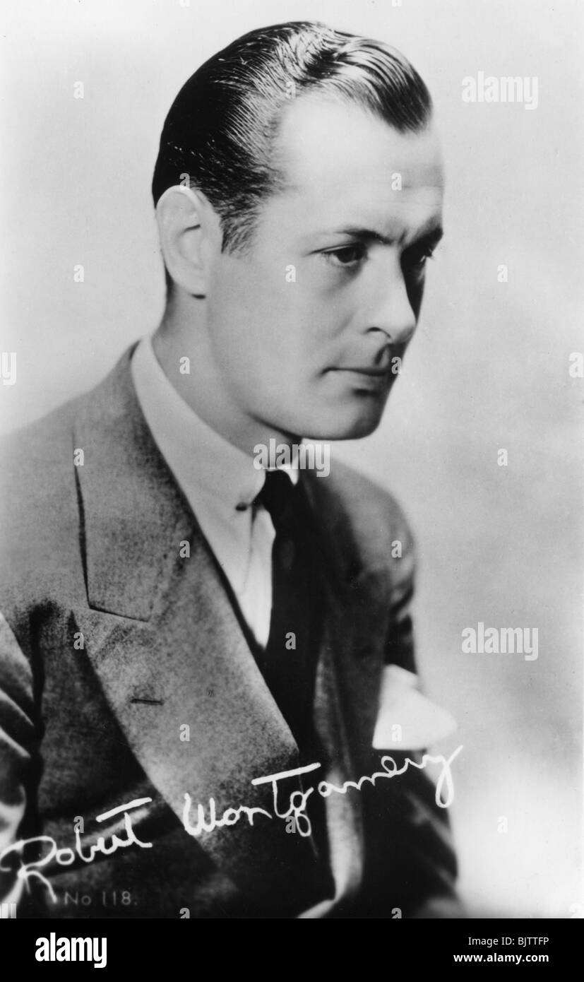 Robert Montgomery (1904-1981), US-amerikanischer Schauspieler und Regisseur, 20. Artist: Unbekannt Stockfoto