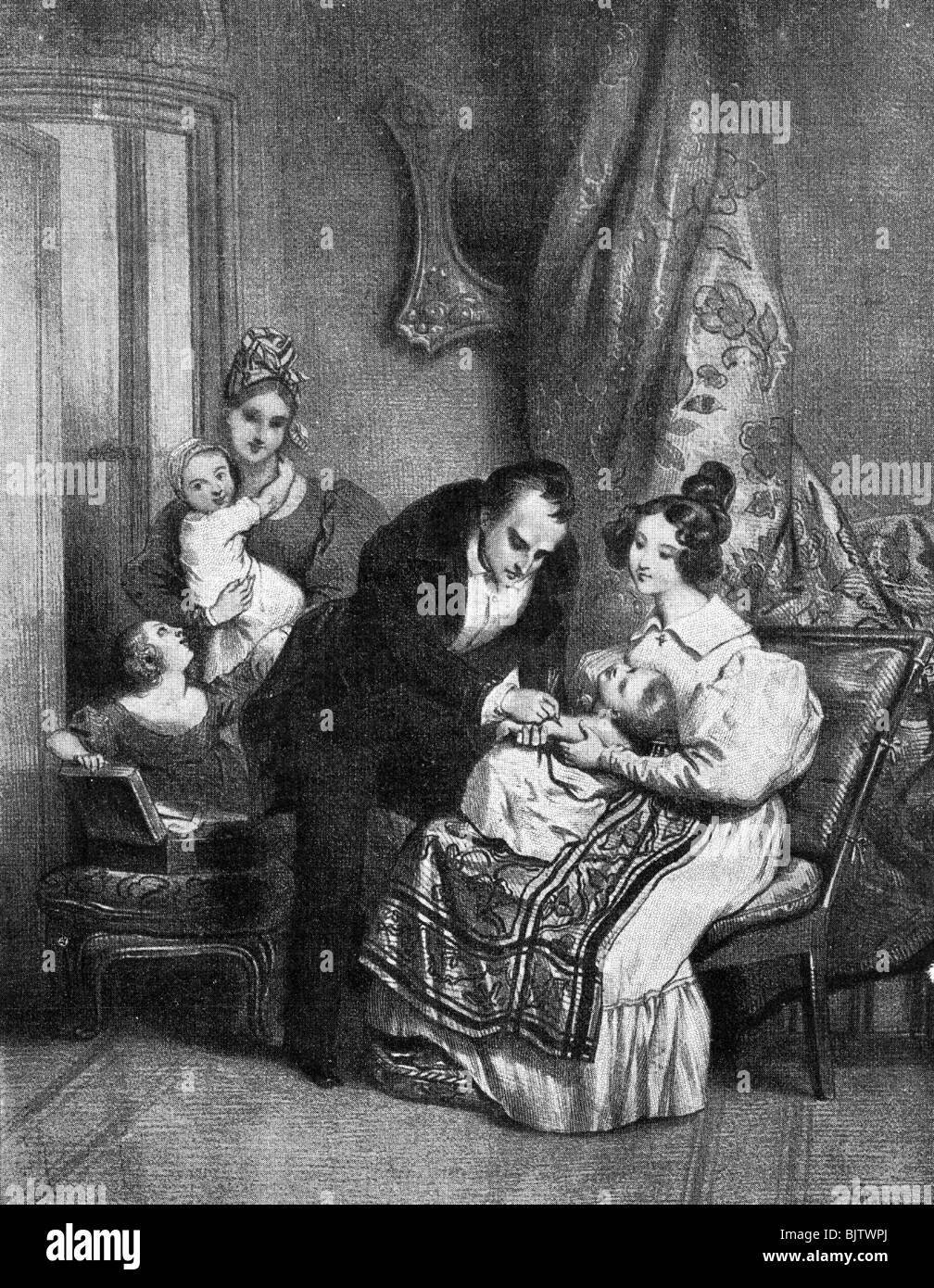 Medizin, Impfung, um das Jahr 1830, Stockfoto