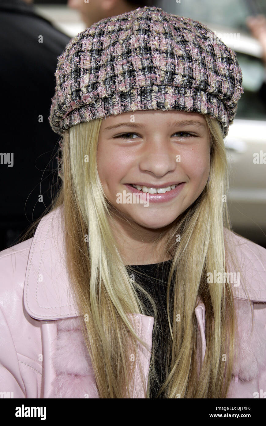 JENNA BOYD POLAR EXPRESS Welt PREMIERE CHINESE THEATRE HOLLYWOOD LOS ANGELES USA 6. November 2004 Stockfoto