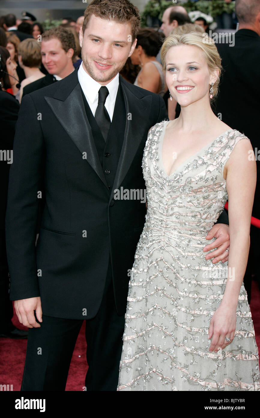 RYAN PHILLIPPE & REESE WITHERSPOON 78. ACADEMY AWARDS KODAK THEATRE HOLLYWOOD LOS ANGELES USA 5. März 2006 Stockfoto