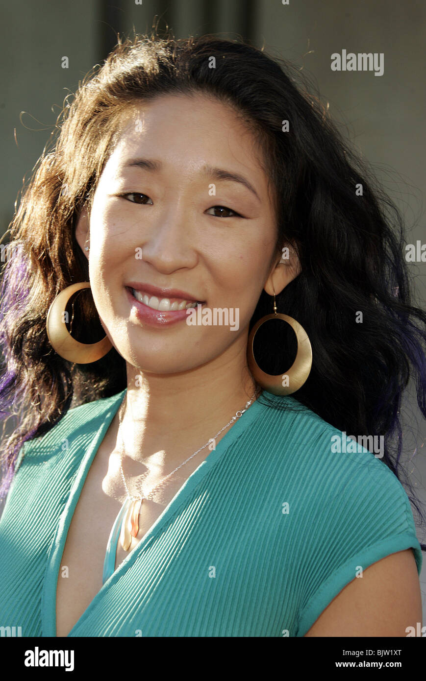 SANDRA OH ABC TV SUMMER PRESS TOUR CENTURY CITY LOS ANGELES USA 13. Juli 2004 Stockfoto