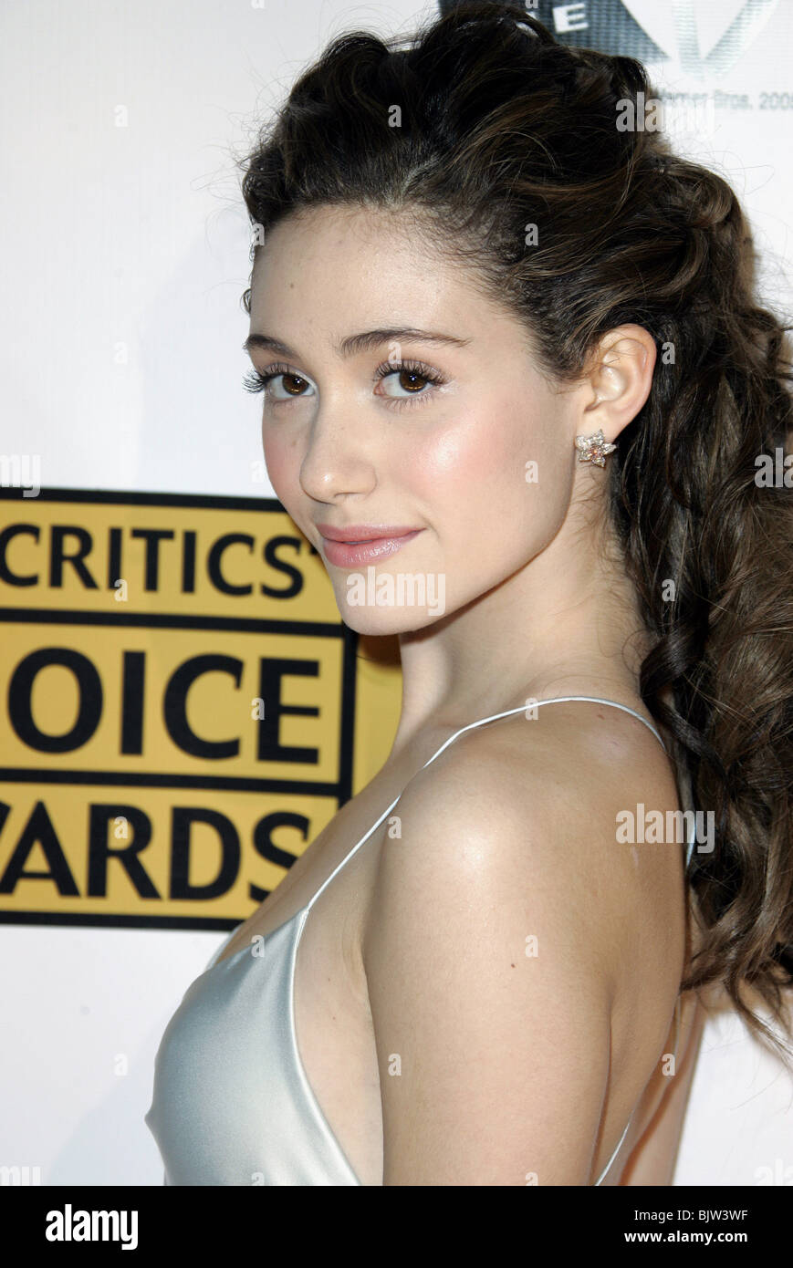 EMMY ROSSUM 10. CRITICS CHOICE AWARDS LG WILTERN THEATRE LOS ANGELES USA 10. Januar 2005 Stockfoto