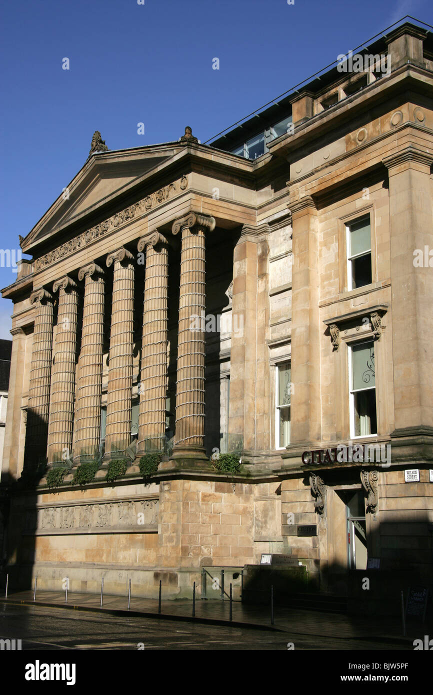 Stadt in Glasgow, Schottland. Im 19. Jahrhundert entworfen William Clarke & George Kennedy allen Bell, ehemalige Stadt und Grafschaft Gebäude. Stockfoto