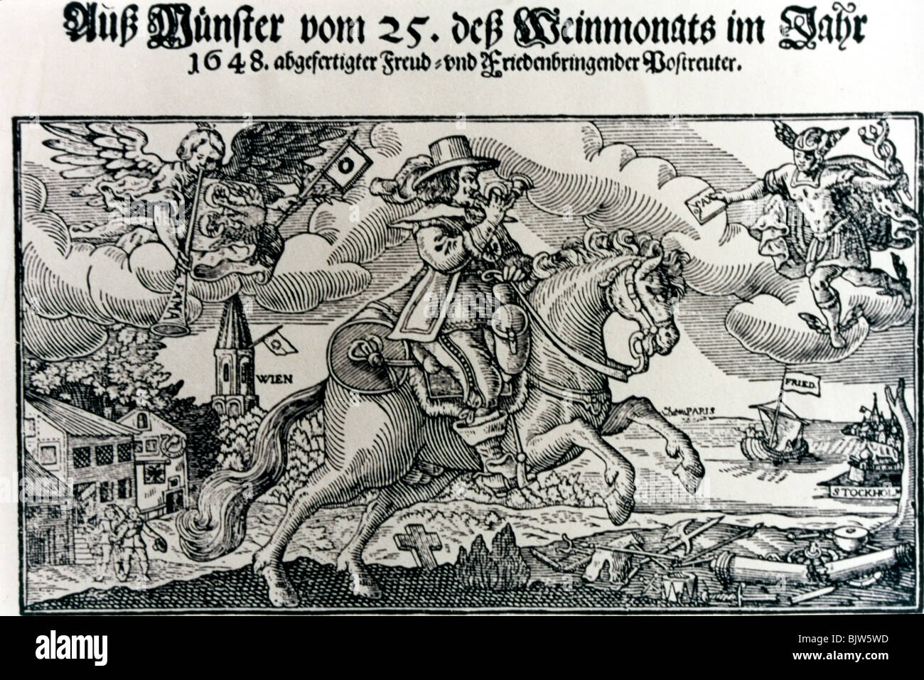 Ereignisse, Der Dreißigjährige Krieg 1618 - 1648, Stockfoto