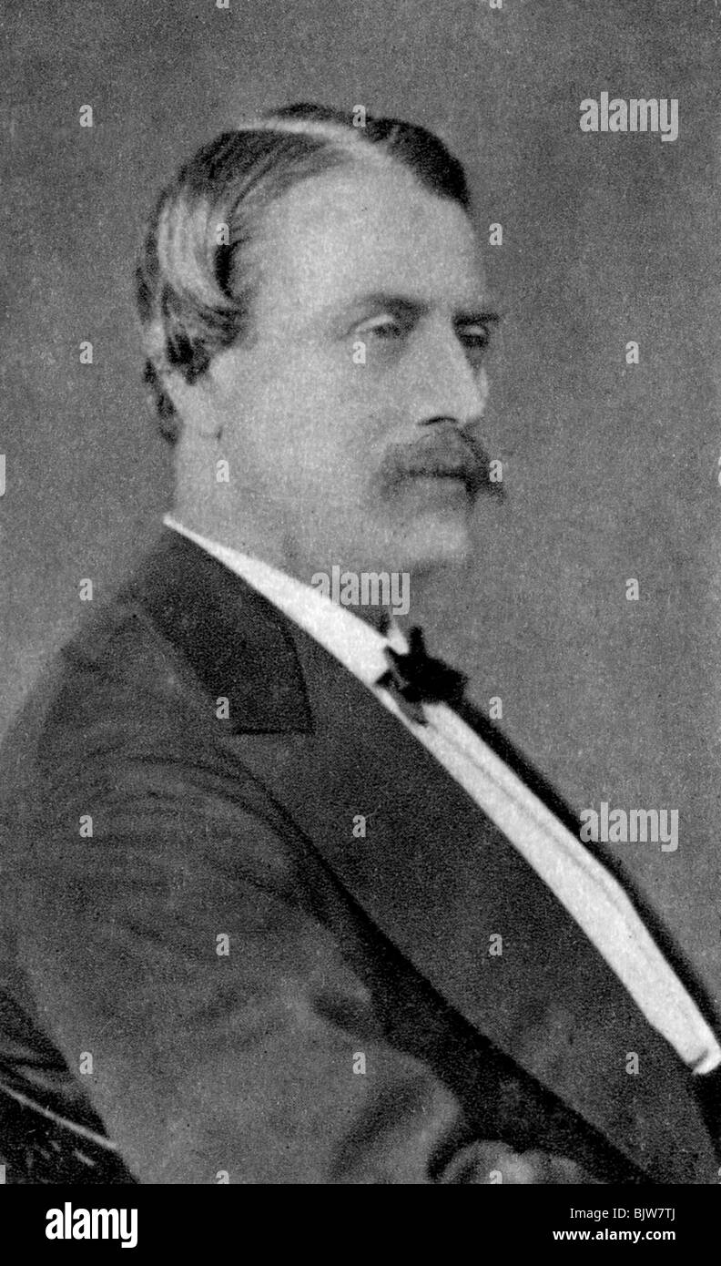 "Herve' (Louis Auguste Florimond Ronger), französischer Sänger, Komponist und Dirigent, 1870. Artist: Unbekannt Stockfoto
