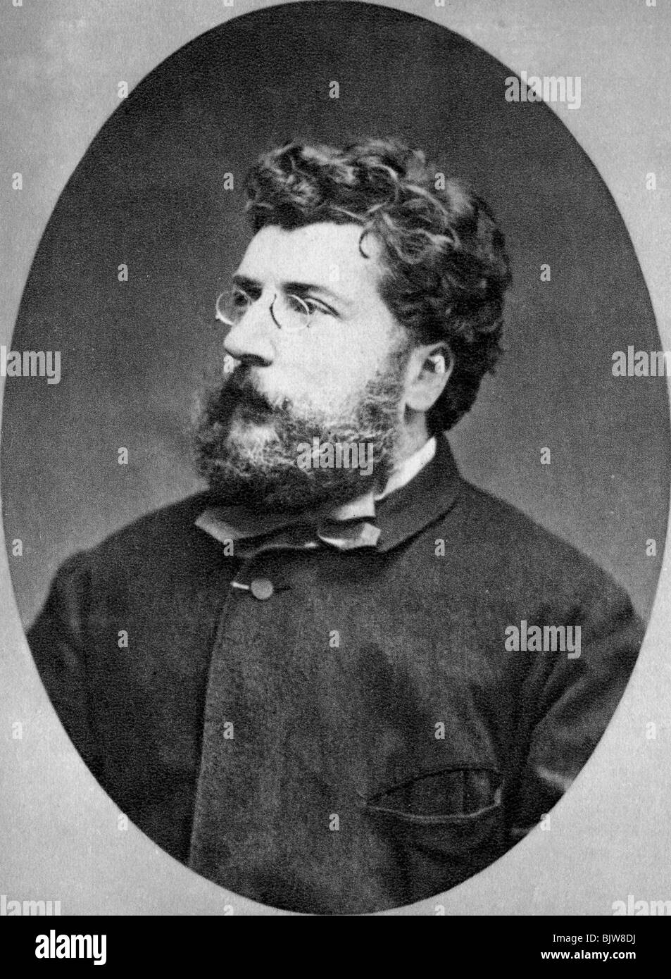 Georges Bizet, französischer Komponist, 1874. Artist: Unbekannt Stockfoto