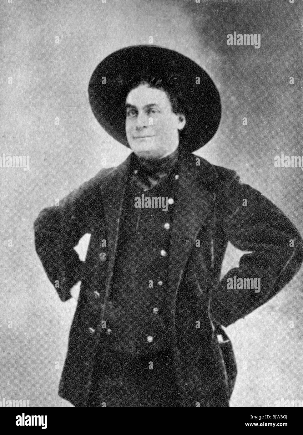 Aristide Bruant, französischer Sänger, Schauspieler und Nightclub owner, 1901. Artist: Unbekannt Stockfoto