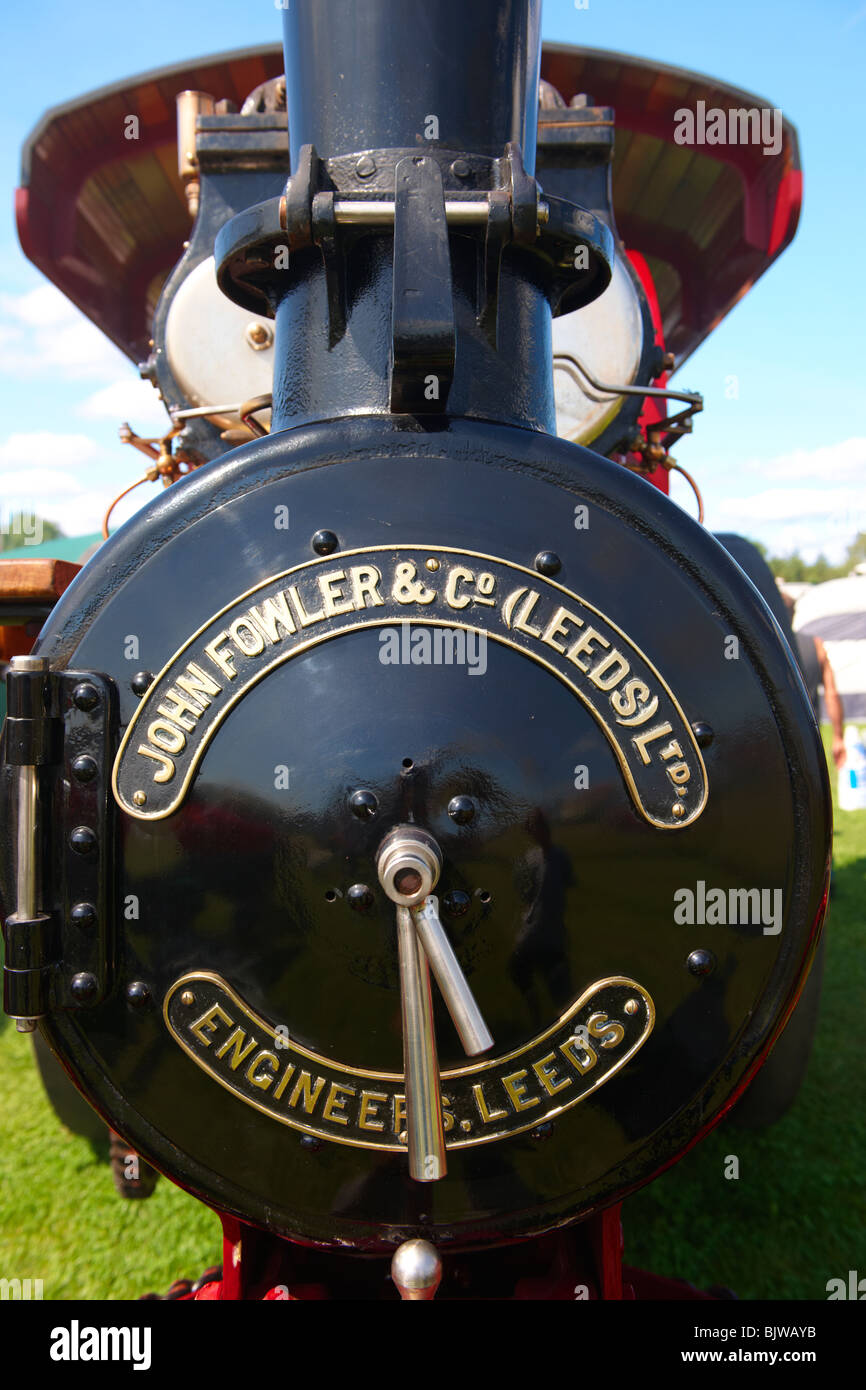 Ein John Fowler von Leeds-Dampf-Lokomobile Stockfoto