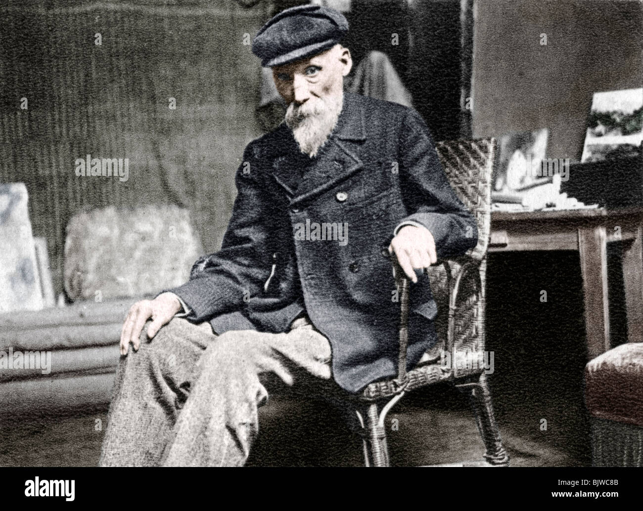 Pierre-Auguste Renoir, französische Künstler, 1917. Artist: Unbekannt Stockfoto