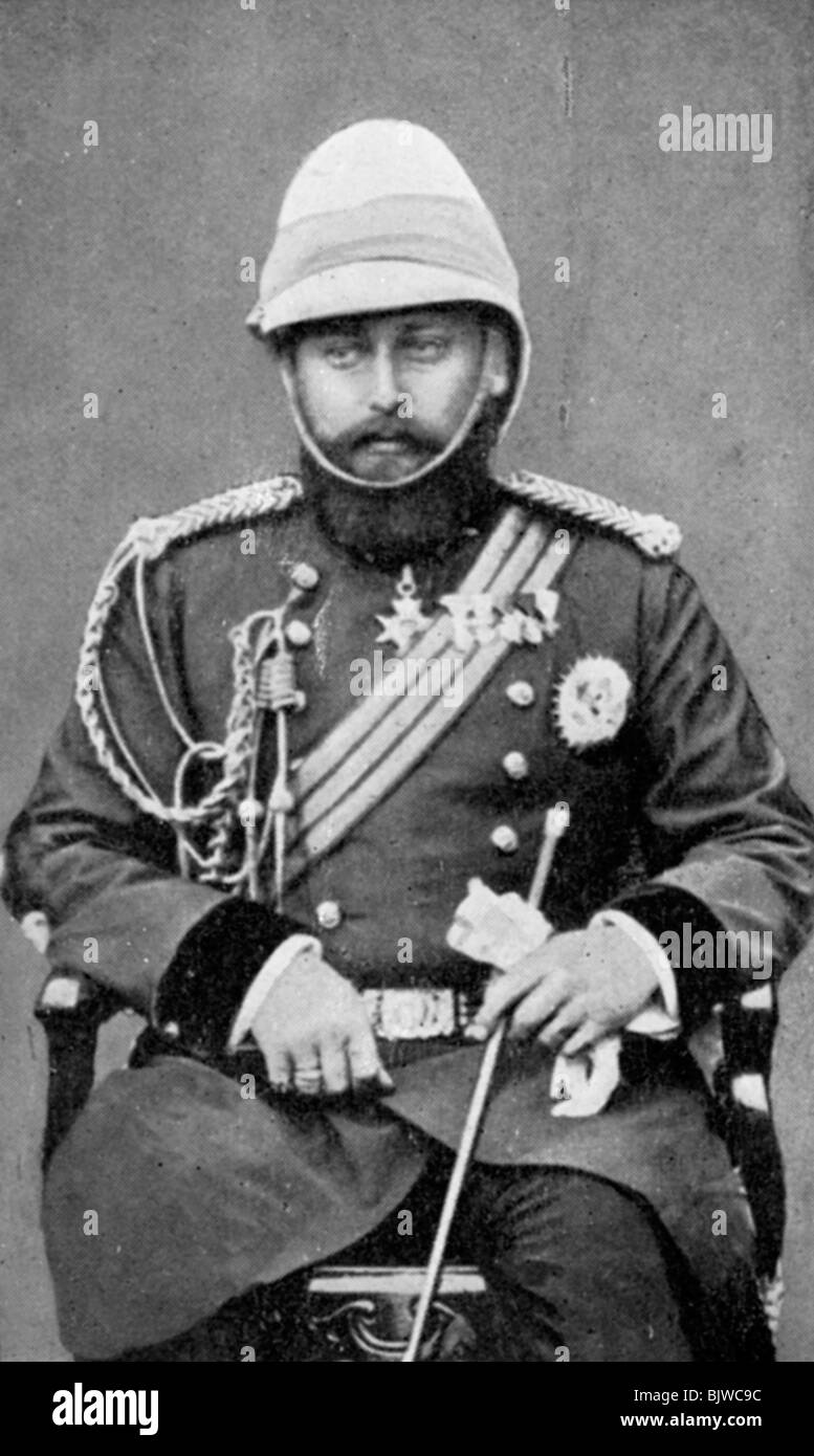 König Edward VII. von Großbritannien in Uniform, (1910). Artist: Unbekannt Stockfoto