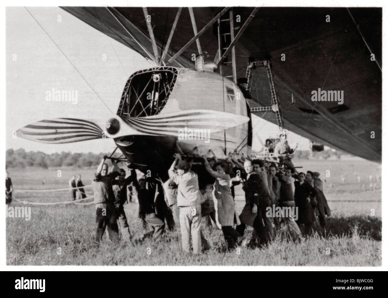 Hinteren Gondel, Zeppelin LZ 127 "Graf Zeppelin", 1933. Artist: Unbekannt Stockfoto