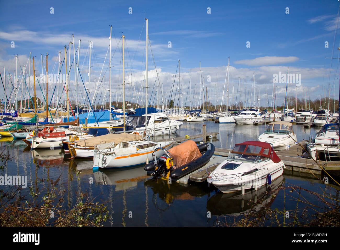 Chichester Marina. Stockfoto