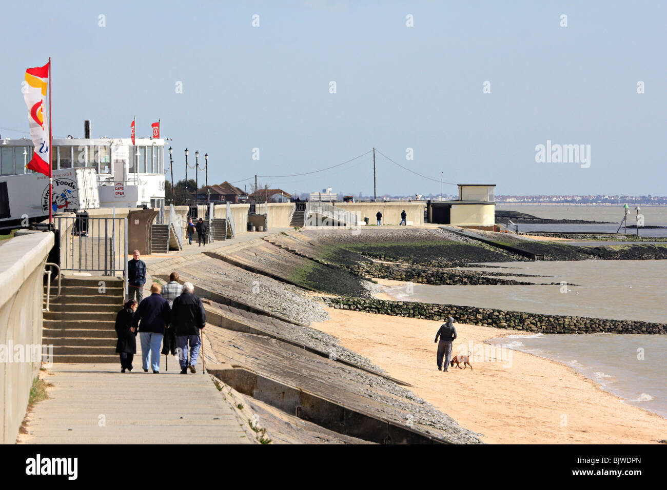 Canvey Island Fluss Themse-Mündung England uk gb Stockfoto