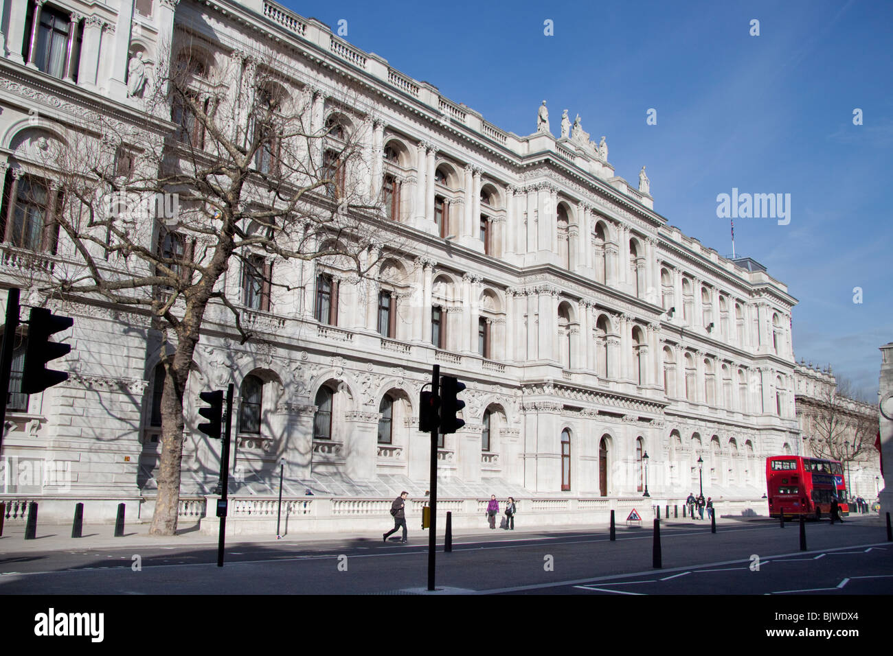 Gebäude der Außen- und Commonwealth Office, britische Regierung, Whitehall, London Stockfoto