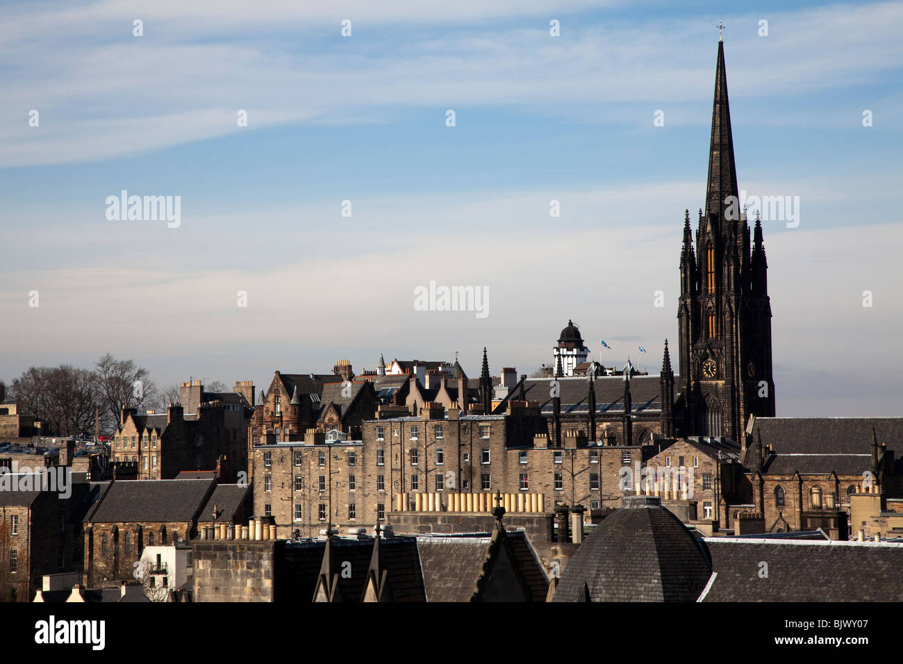 Überblick über die Stadt, Edinburgh, Schottland Stockfoto