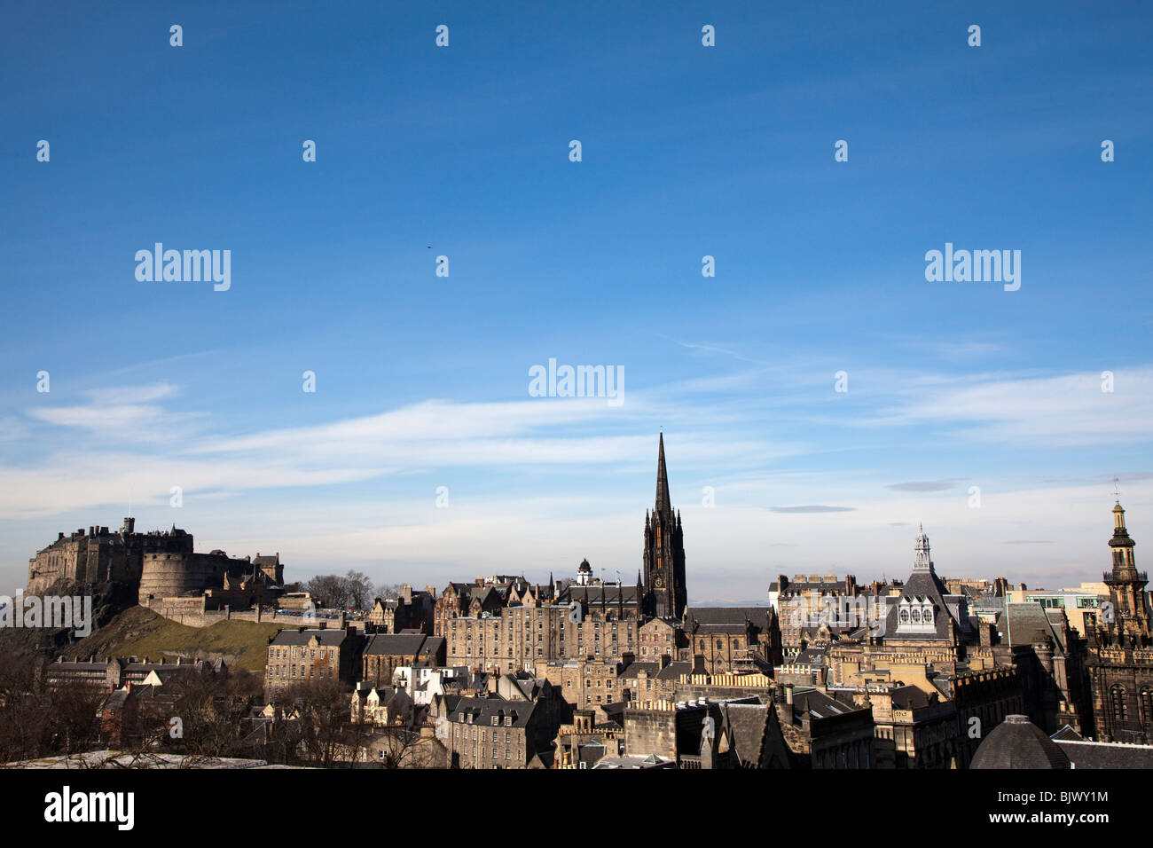 Überblick über die Stadt, Edinburgh, Schottland Stockfoto