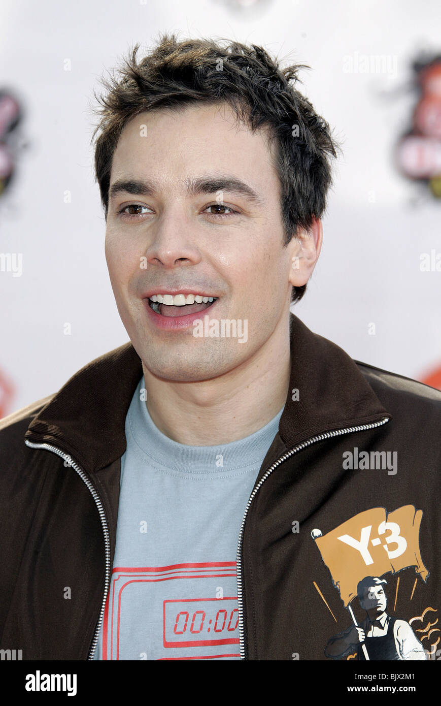 JIMMY FALLON NICKELODEON 18. Kind Wahl UCLA CAMPUS WESTWOOD LOS ANGELES USA 2. April 2005 Stockfoto