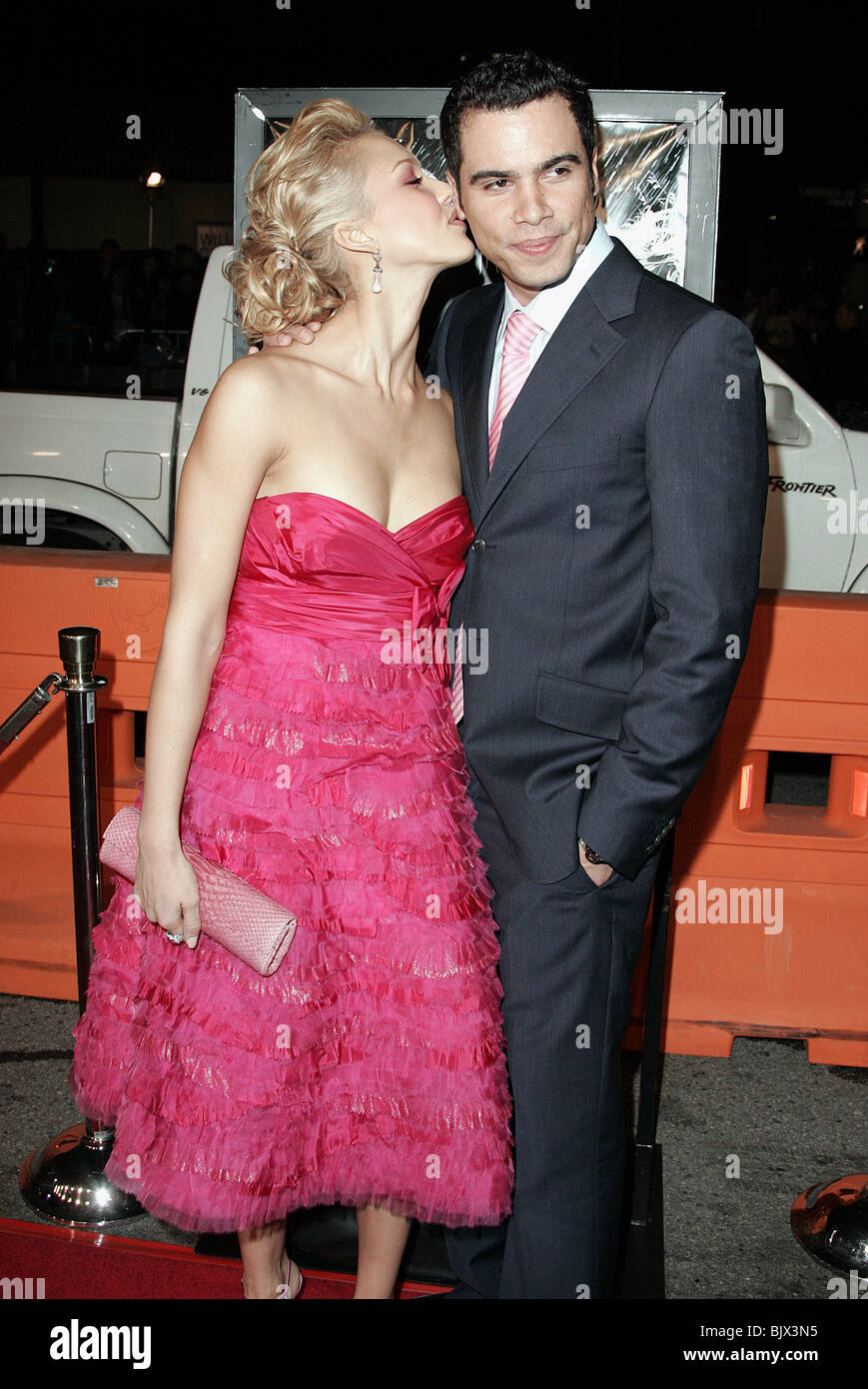 JESSICA ALBA & CASH WARREN SIN CITY Filmpremiere WESTWOOD LA USA 28. März 2005 Stockfoto