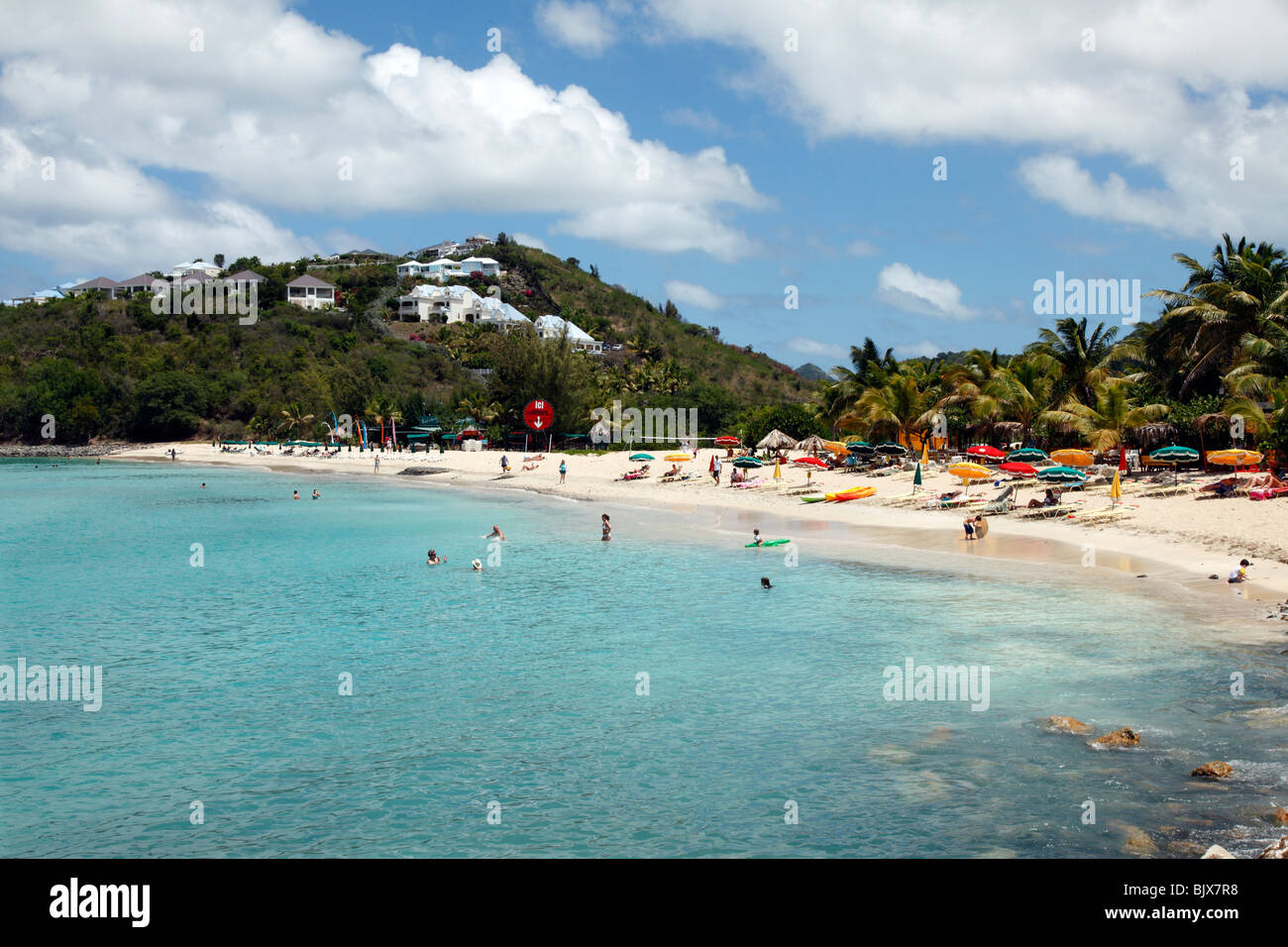 Friars Bay in St. Martin. Französische Caribbean Stockfoto