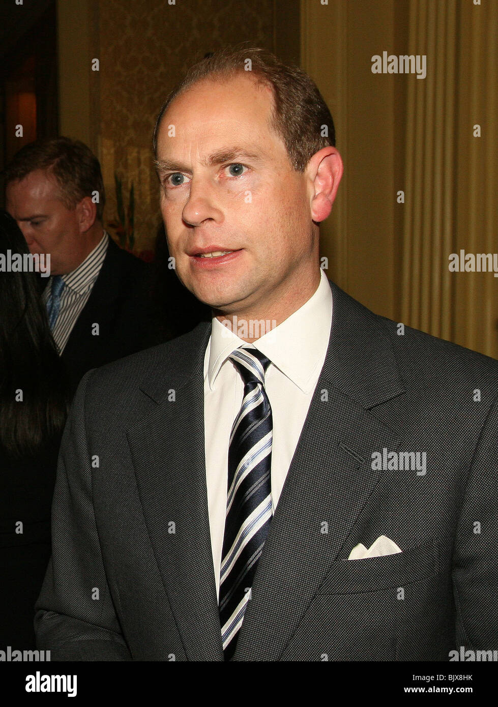 Porträt von HRH Prince Edward Earl of Wessex Stockfoto