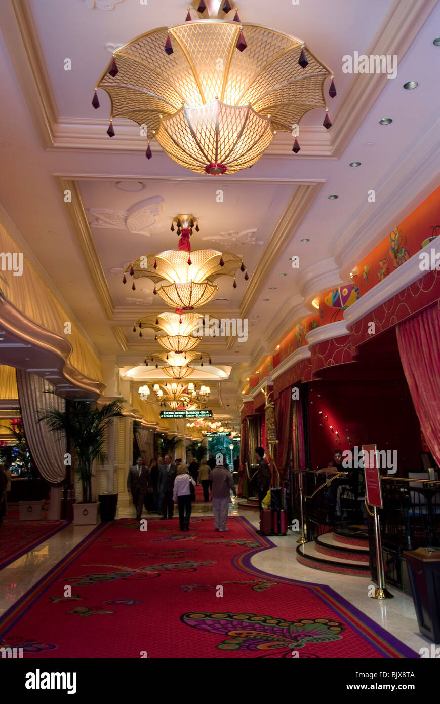 Encore (Casino und Hotel) im Wynn Las Vegas, Nevada. Stockfoto