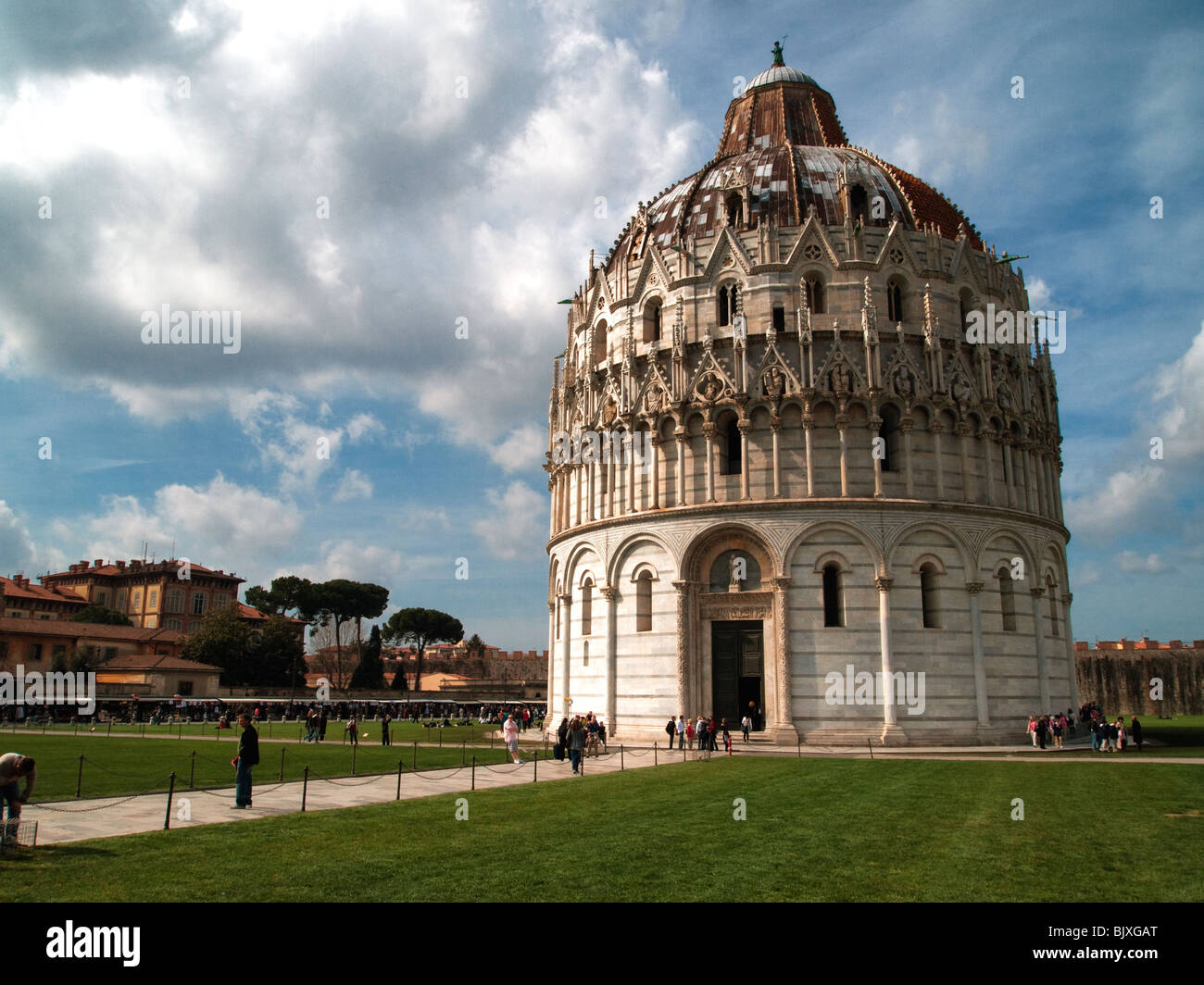 Baptisterium, Pisa, Italien, Italia, Toskana Stockfoto