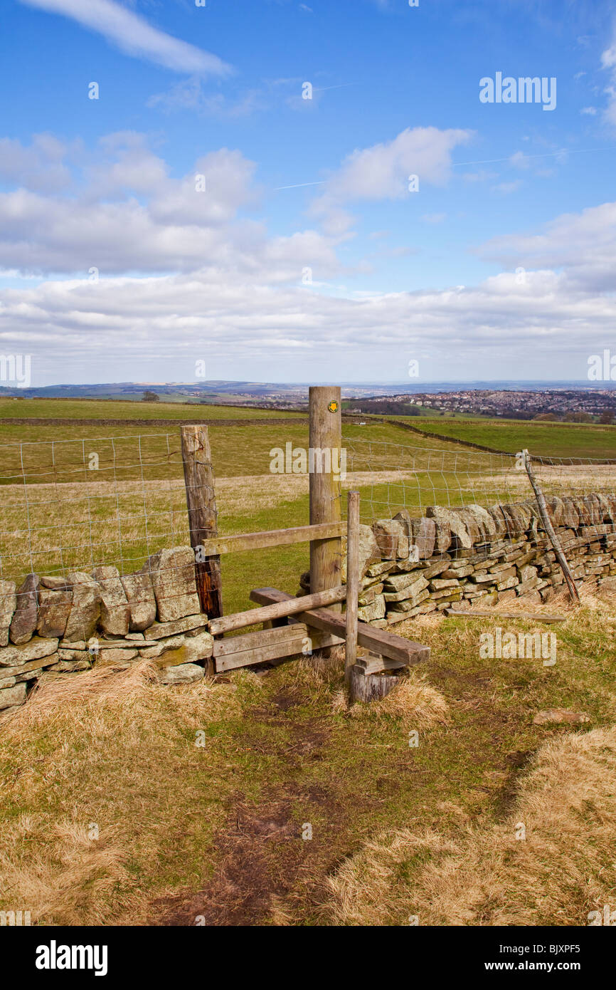 einen Stil in der Nähe von Sheffield, South Yorkshire England Großbritannien Stockfoto