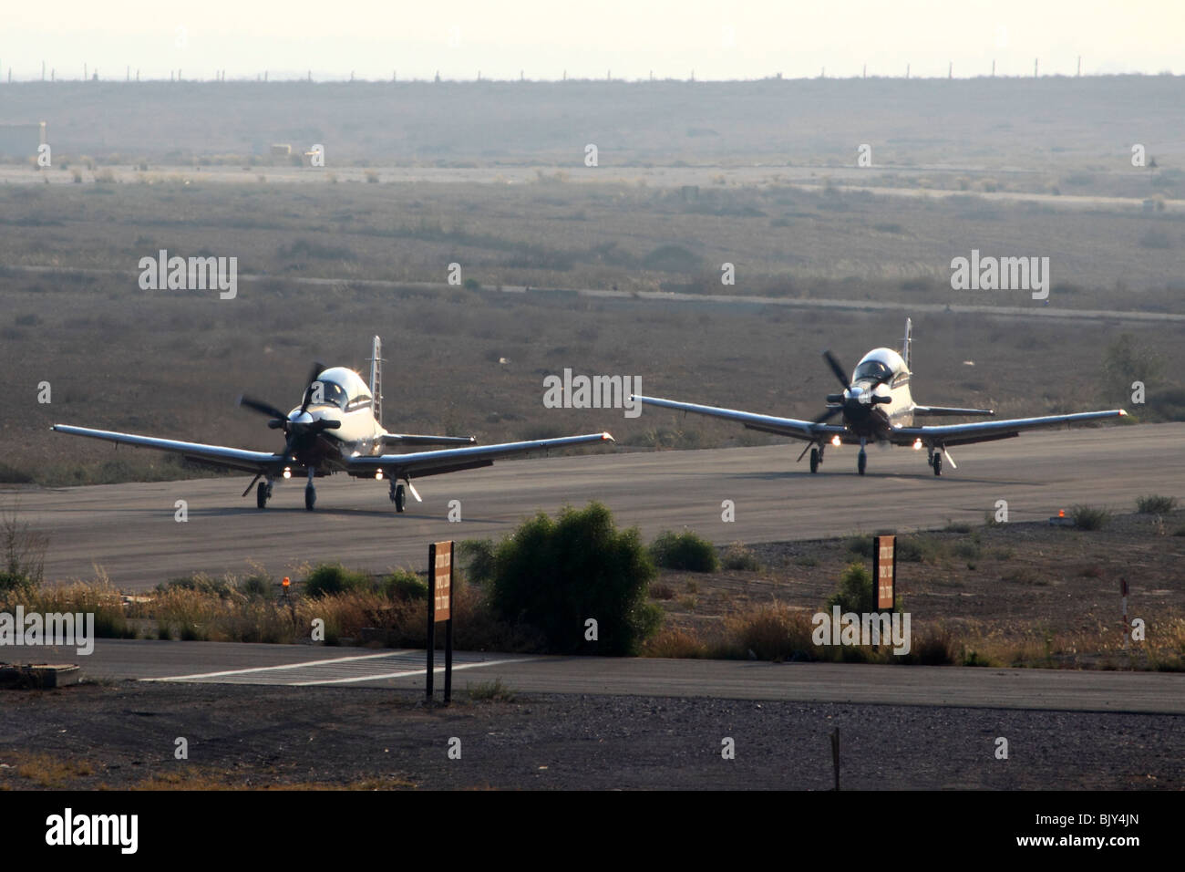 Israeli Air Force Flight Academy Beechcraft T-6A Texan II Stockfoto
