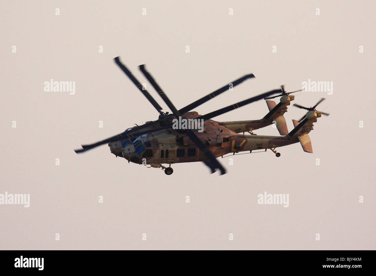 Israelische Luftwaffe Sikorsky S-70 UH-60 BlackHawk Hubschrauber Stockfoto