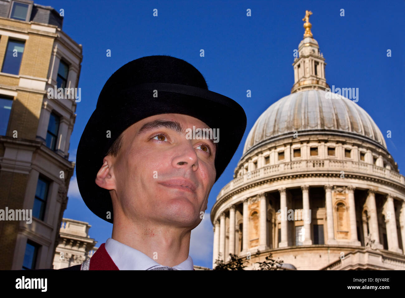 Concierge St Pauls Cathedral Hotel London Stockfoto
