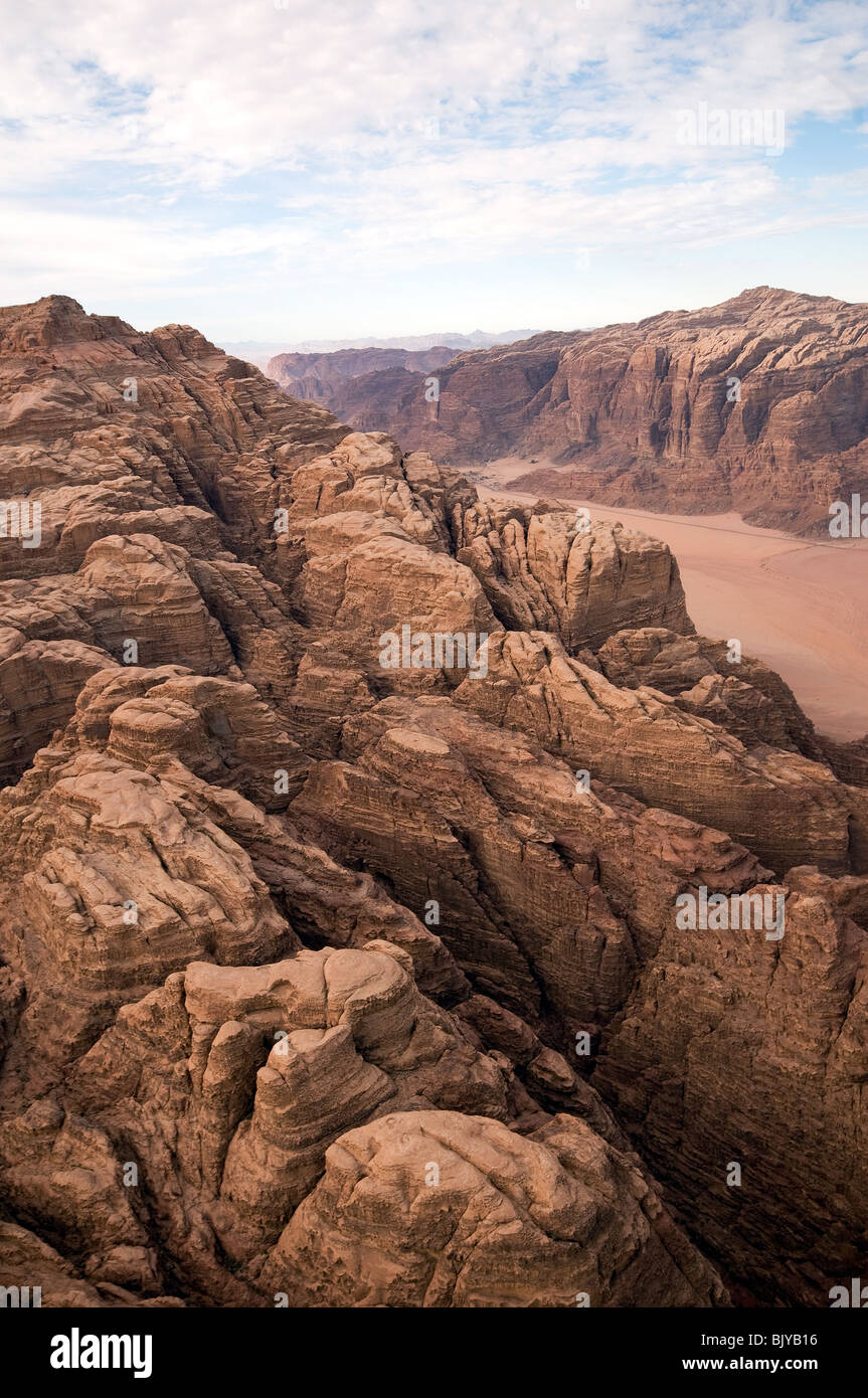 Wadi Rum, Jordanien Stockfoto