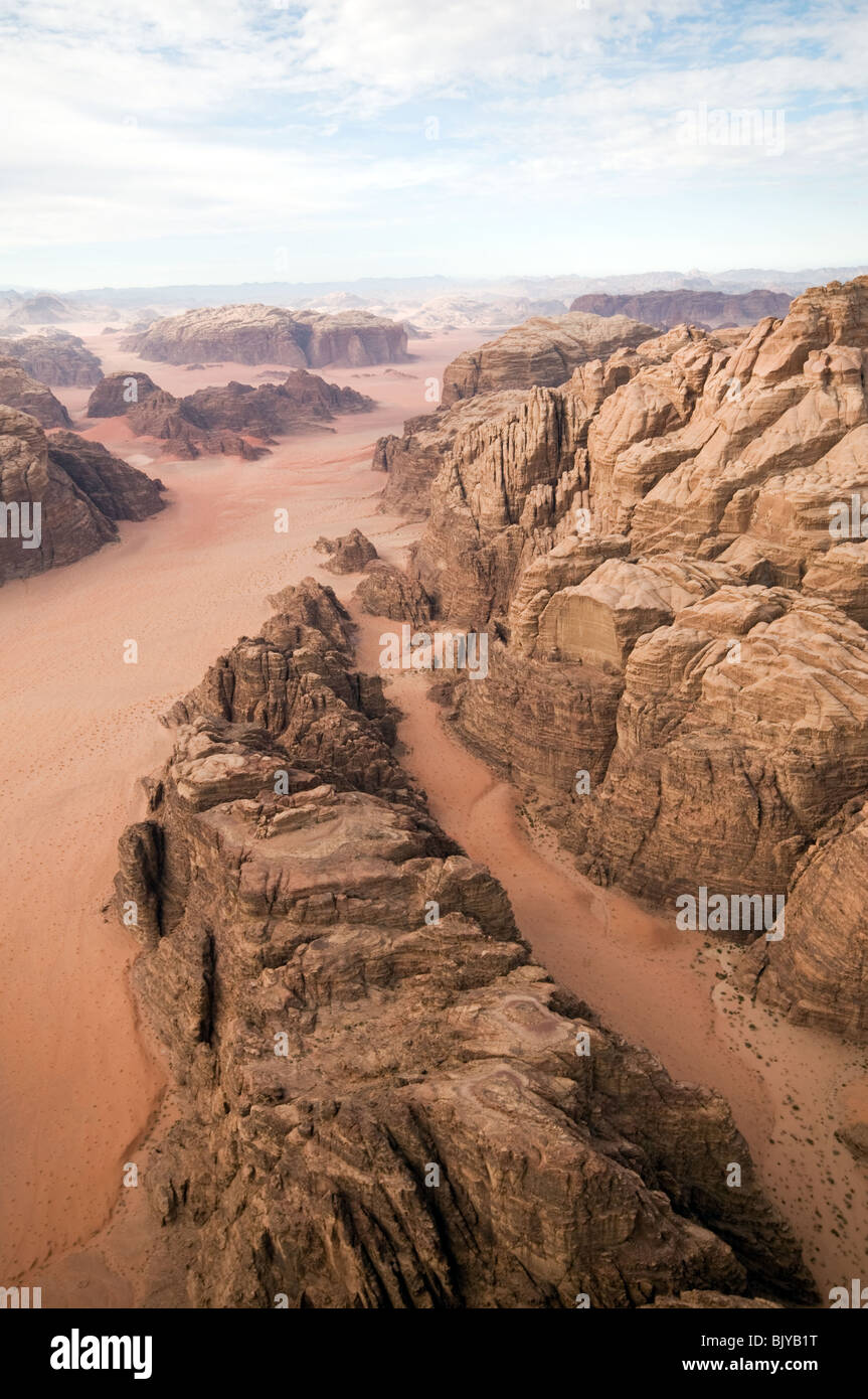 Wadi Rum, Jordanien Stockfoto