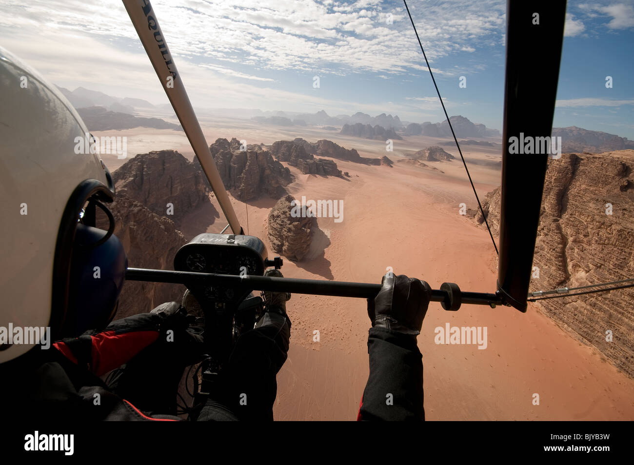 Wadi Rum, Jordanien Stockfoto