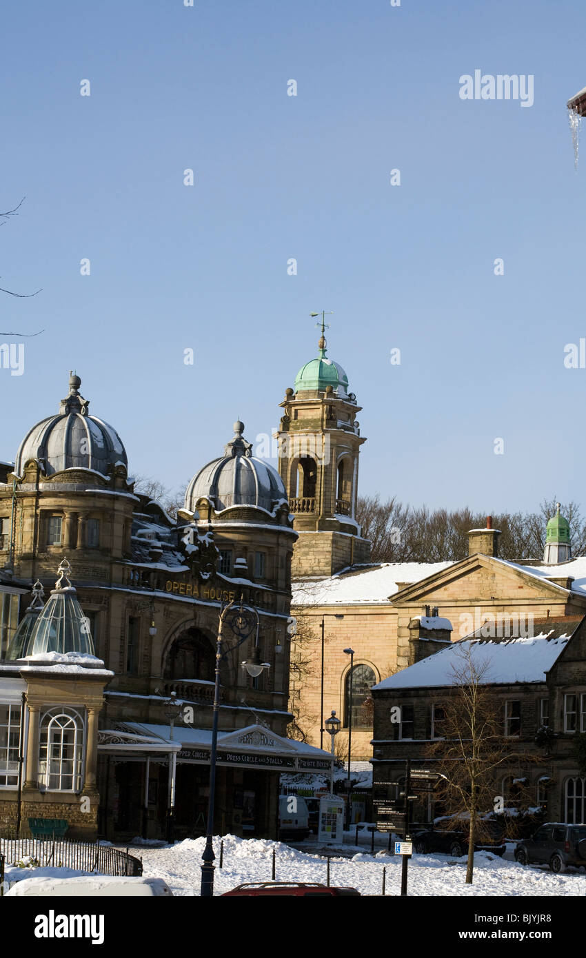 Buxton Opera House im Winter Derbyshire England Stockfoto