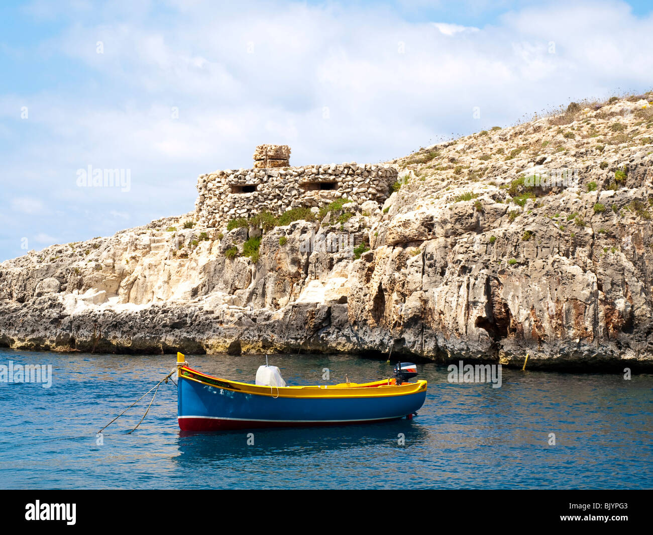 Boot in Malta Stockfoto
