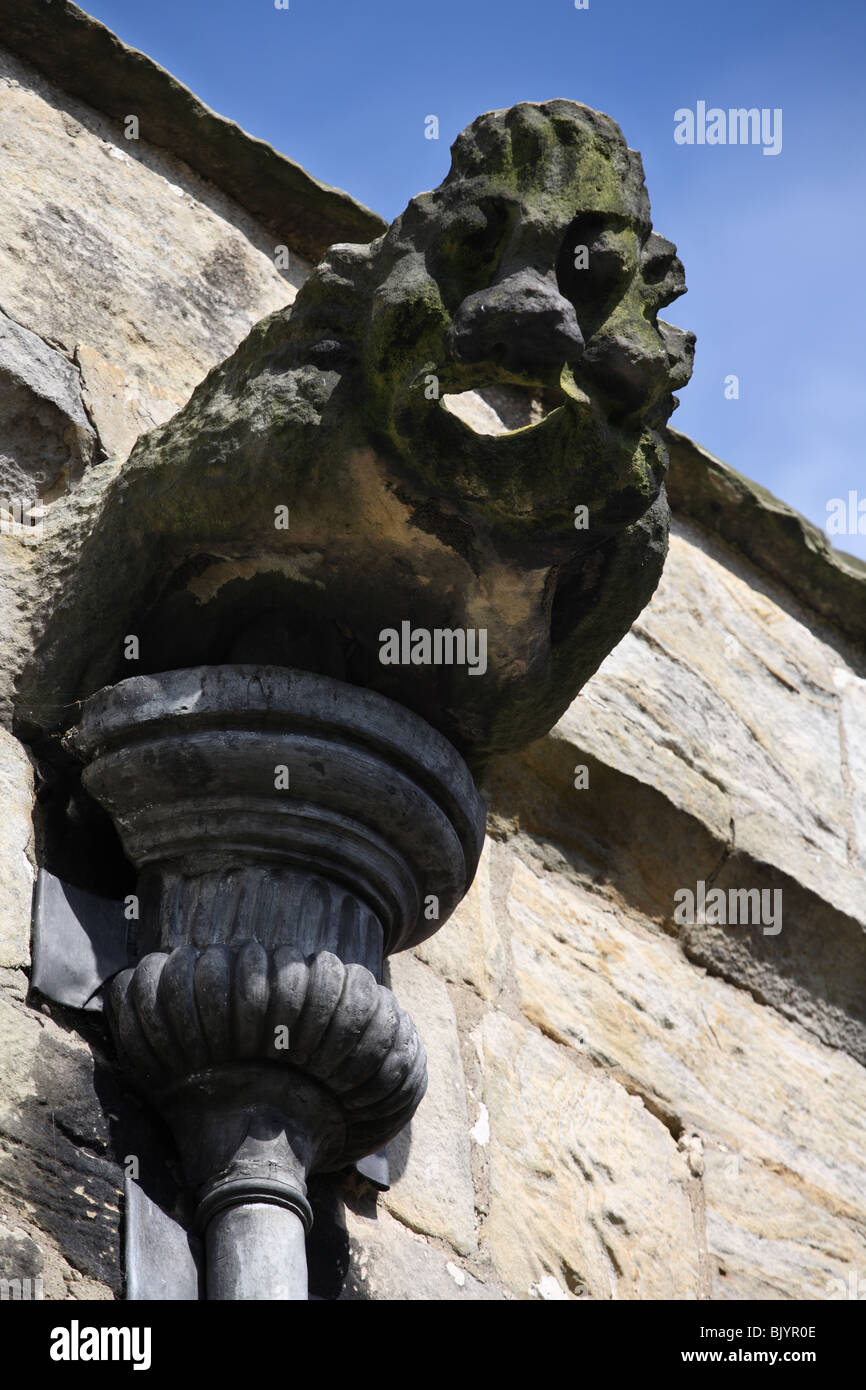 Gargoyle auf St Mary's church Staindrop, Co Durham, England, Großbritannien Stockfoto