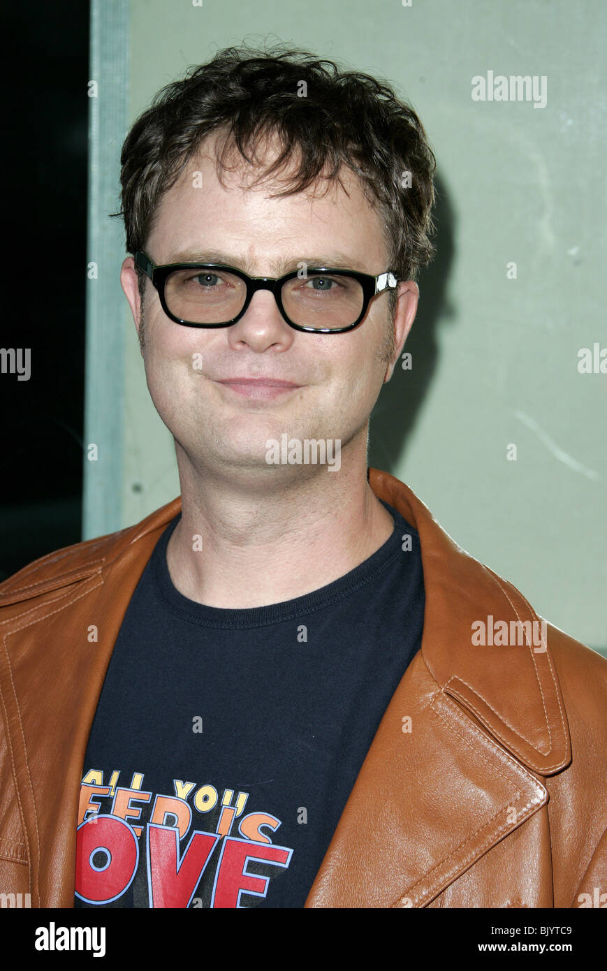 RAINN WILSON die 40 jährige Jungfrau Welt CINERAMA DOME HOLLYWOOD LOS ANGELES USA 11. August 2005 Stockfoto