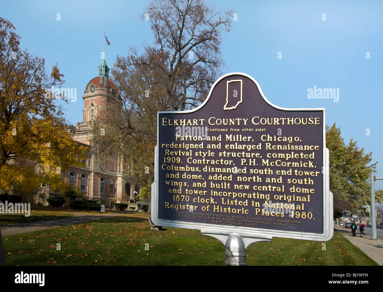 Elkhart County Courthouse in Goshen, Indiana Stockfotografie Alamy