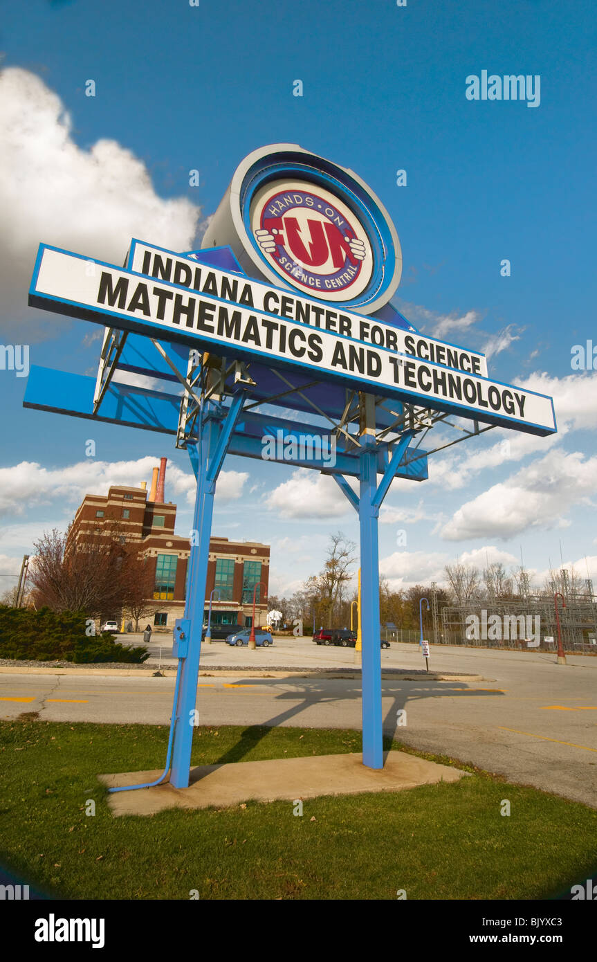 Science Center oder das Indiana-Zentrum für Wissenschaft, Mathematik und Technik in Fort Wayne, Indiana. Stockfoto