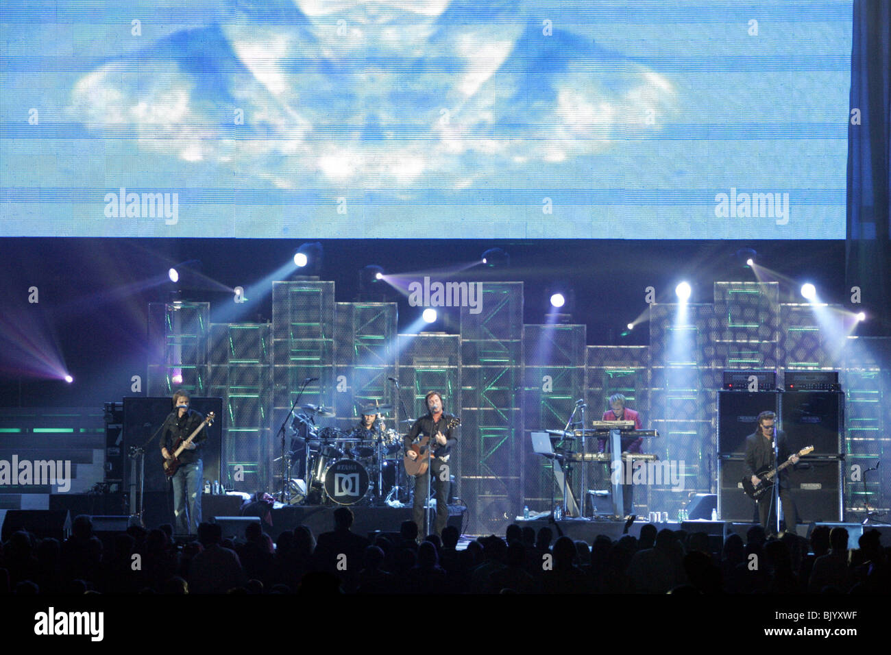 DURAN DURAN 2005 AGASSI GRAND SLAM GALA MGM GRAND HOTEL & CASINO LAS VEGAS USA 1. Oktober 2005 Stockfoto